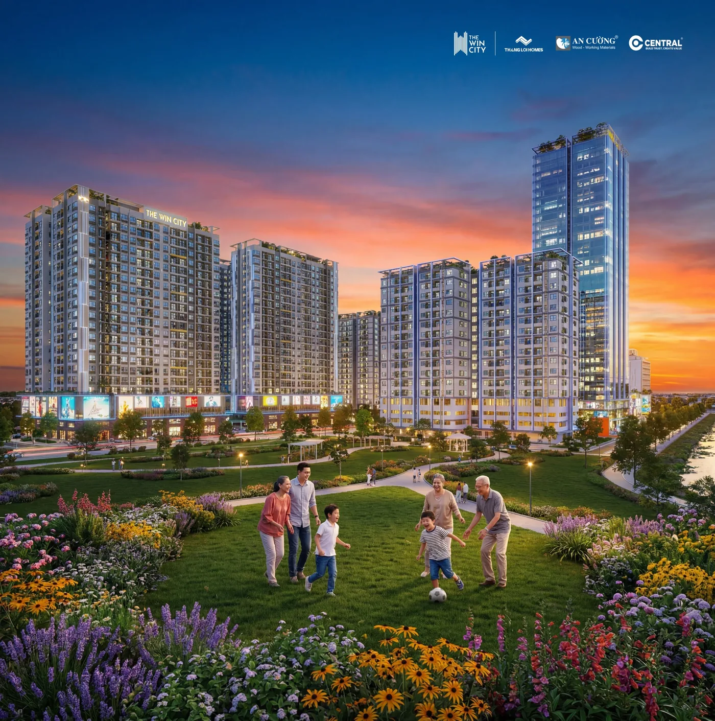 Phối cảnh tổng thể The Win City